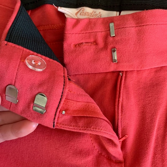 Classy Jackie Kennedy coral ankle pants - Picture 3 of 3